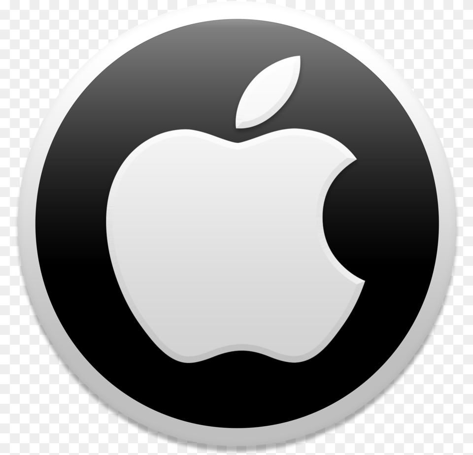 Apple Music Icon Photo Apple Music Grey Circle Icon Ville De Saint Etienne, Logo, Food, Fruit, Plant Png