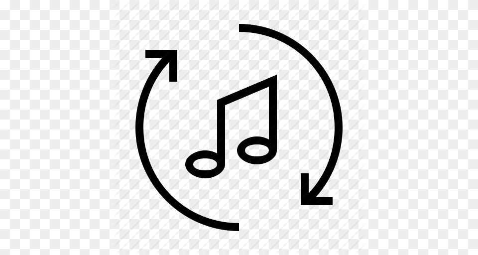 Apple Music Note Refresh Sync Synchronization Yumminky Icon, Text, Electronics, Hardware Png Image