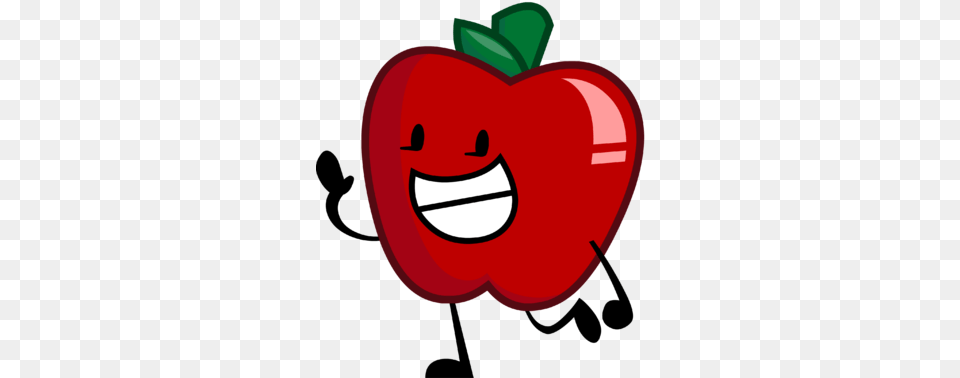 Apple Object Shows Community Fandom Apple From Inanimate Insanity, Food, Produce, Ketchup, Bell Pepper Png