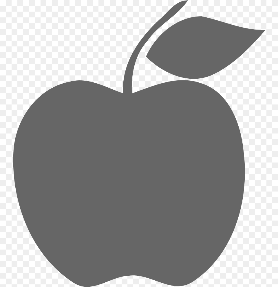 Apple One Leaf Icon Logo Fresh, Food, Fruit, Plant, Produce Free Png Download