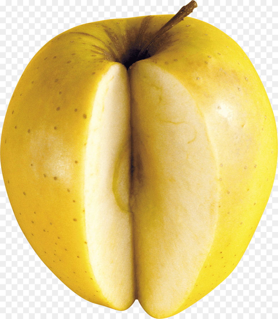 Apple Open, Food, Fruit, Plant, Produce Png