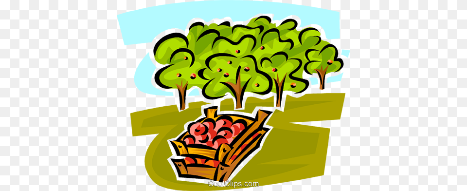 Apple Orchard Royalty Vector Clip Art Illustration, Dynamite, Weapon, Graphics, Food Free Png