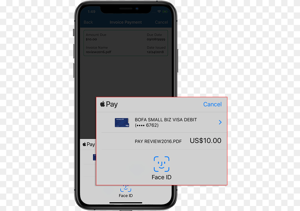 Apple Pay Face Id Apple Pay Face Id, Electronics, Mobile Phone, Phone, Text Png