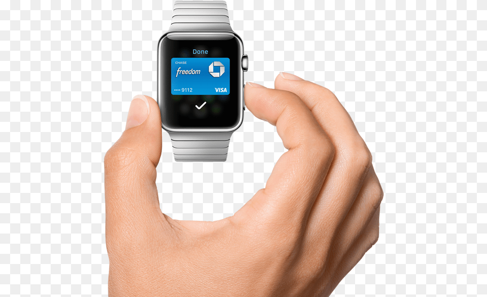 Apple Pay Seamless Ios App Purchases Amp Nfc Payments Apple Watch Apple Pay, Wristwatch, Arm, Body Part, Person Free Transparent Png