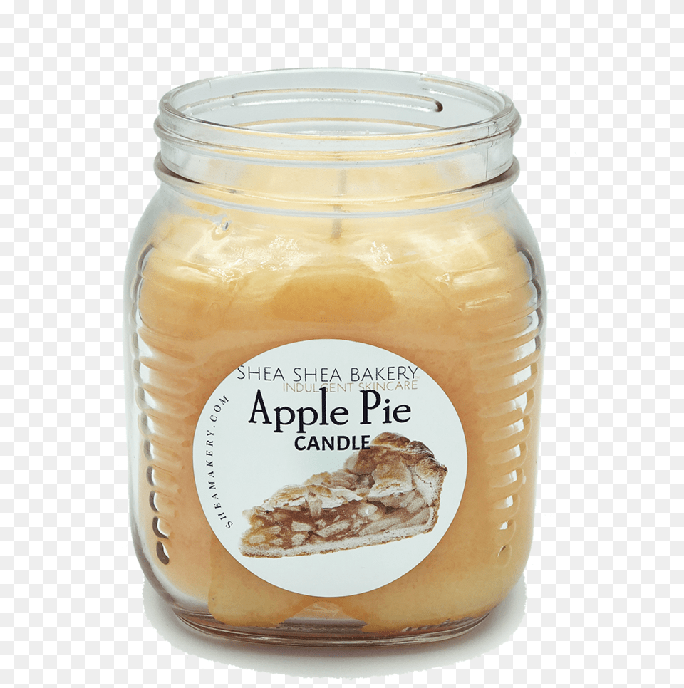 Apple Pie Candle Dulce De Leche, Jar, Bread, Food Free Transparent Png
