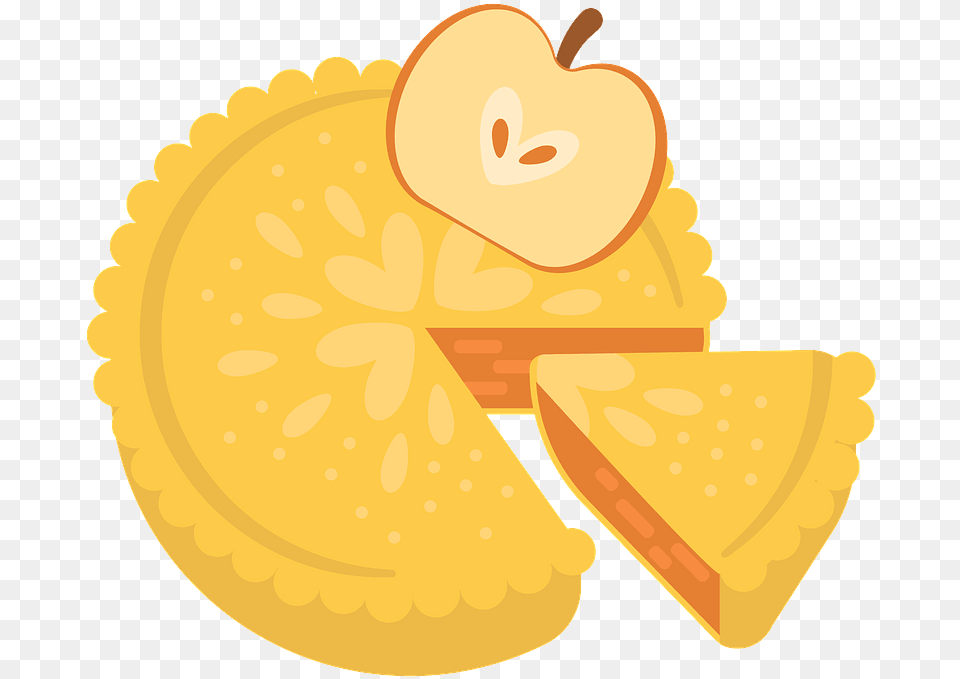 Apple Pie Clipart Apple Pie Clipart, Food, Fruit, Plant, Produce Free Transparent Png