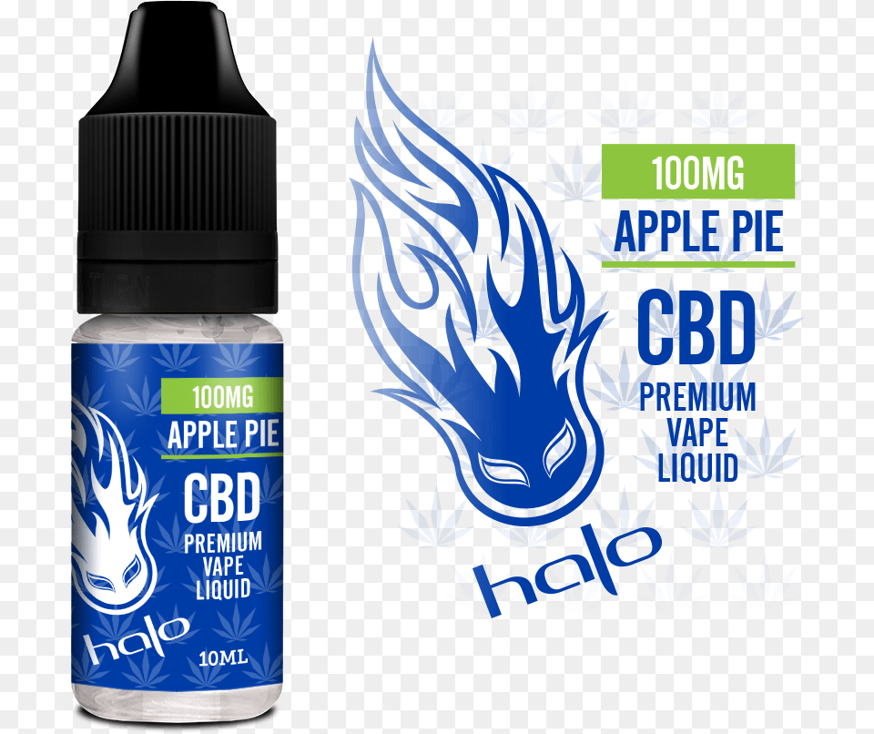 Apple Pie Halo Cbd Halo Cbd E Liquid Subzero 30ml 1000mg, Bottle, Cosmetics, Face, Head Free Transparent Png