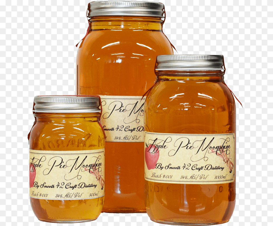 Apple Pie Moonshine, Jar, Food, Honey, Alcohol Png Image