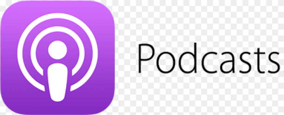 Apple Podcast Logo, Purple, Cutlery, Disk Png Image