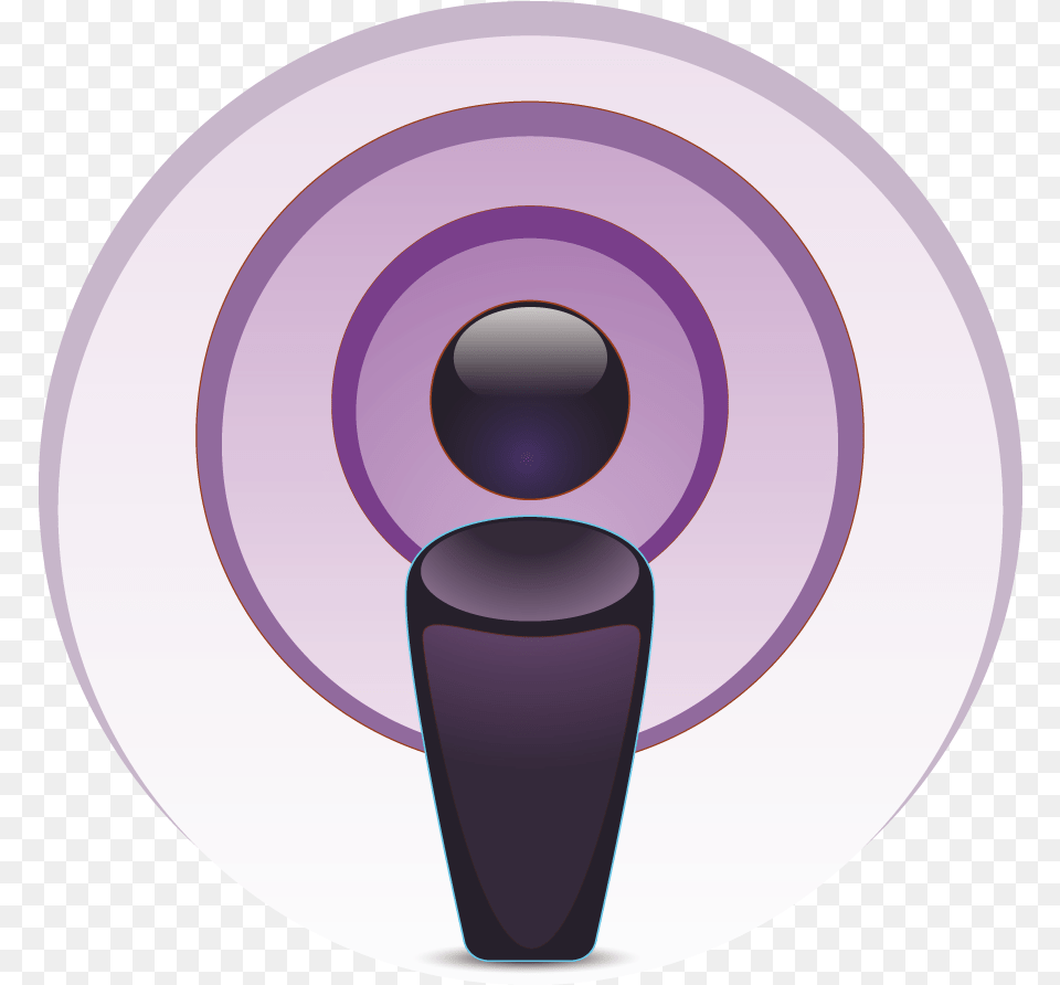 Apple Podcast Transparent Podcastpng Podcast Logo Transparent Background, Sphere, Disk, Lighting, Electronics Free Png Download