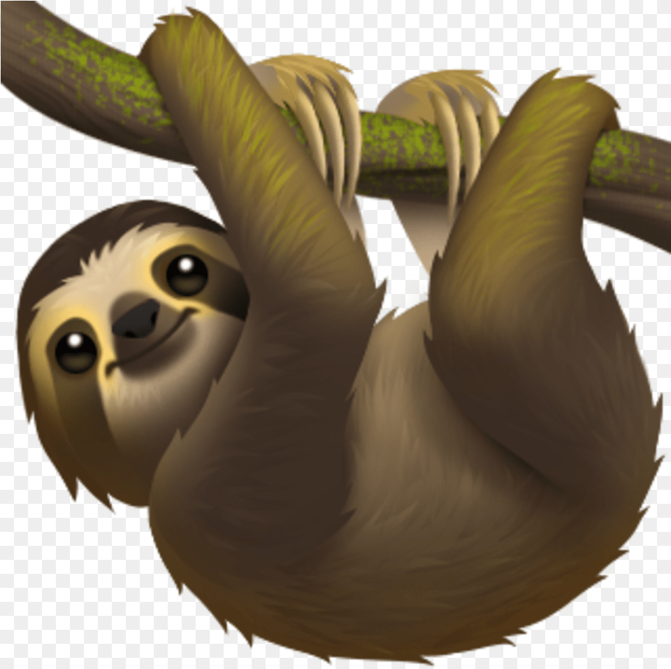 Apple Previews New Emoji Ahead Of World Day Sloth Emoji, Animal, Wildlife, Mammal, Three-toed Sloth Free Transparent Png
