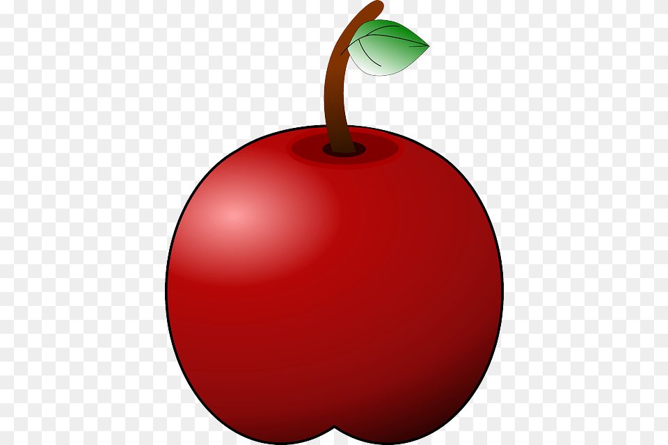 Apple Red Apple Red Fruit Stockxchng, Cherry, Food, Plant, Produce Png