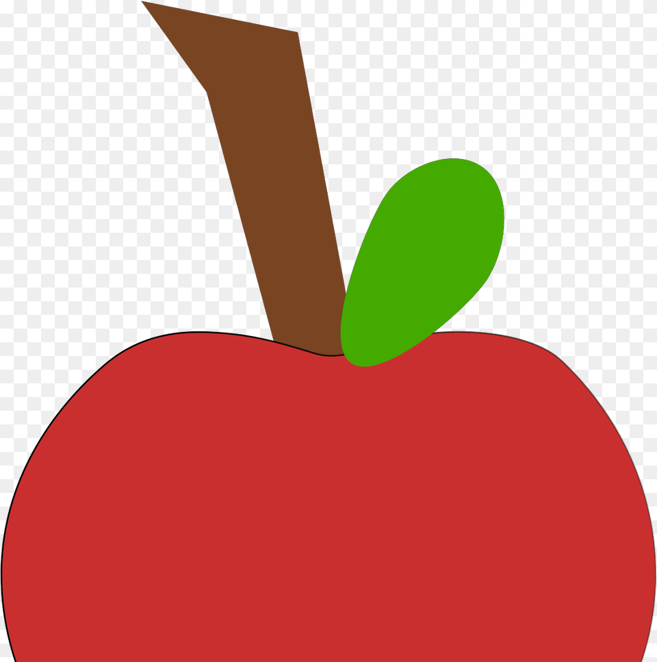 Apple Red Svg Vector Clip Art Svg Clipart Fresh, Food, Fruit, Plant, Produce Png Image