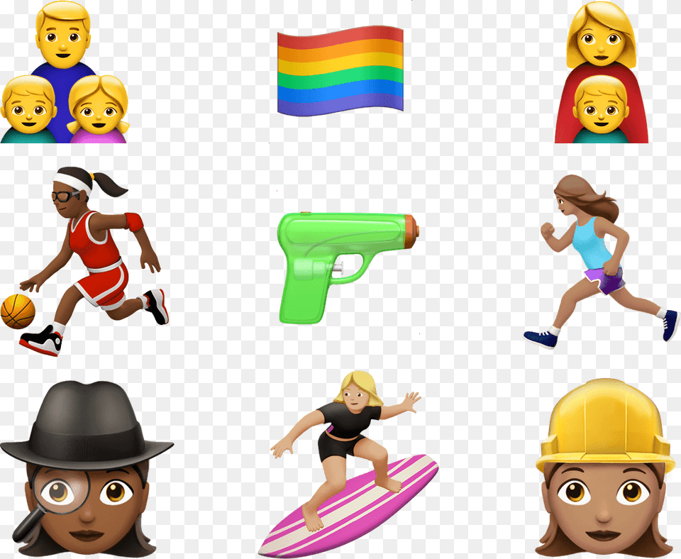 Apple Refreshes Emoji With Ios 10 Developer Beta Ios 10 Beta 4 Emojis, Person, Baby, Gun, Ball Png