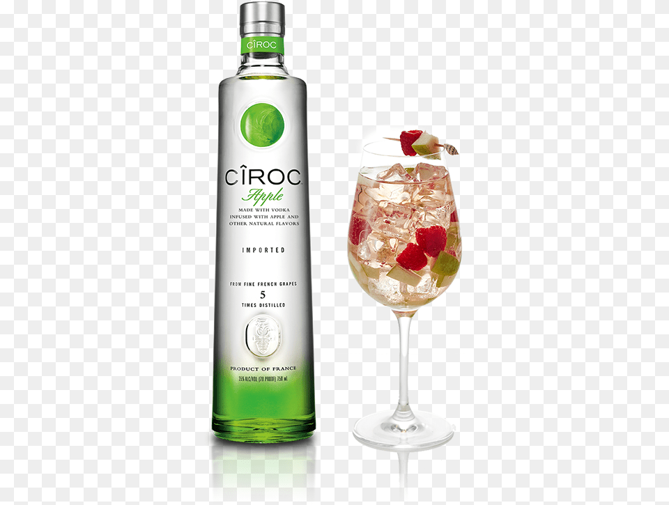 Apple Sangria Vodka Drink Tail Recipe Croc Ciroc Vodka Pina Colada, Alcohol, Beverage, Gin, Liquor Png