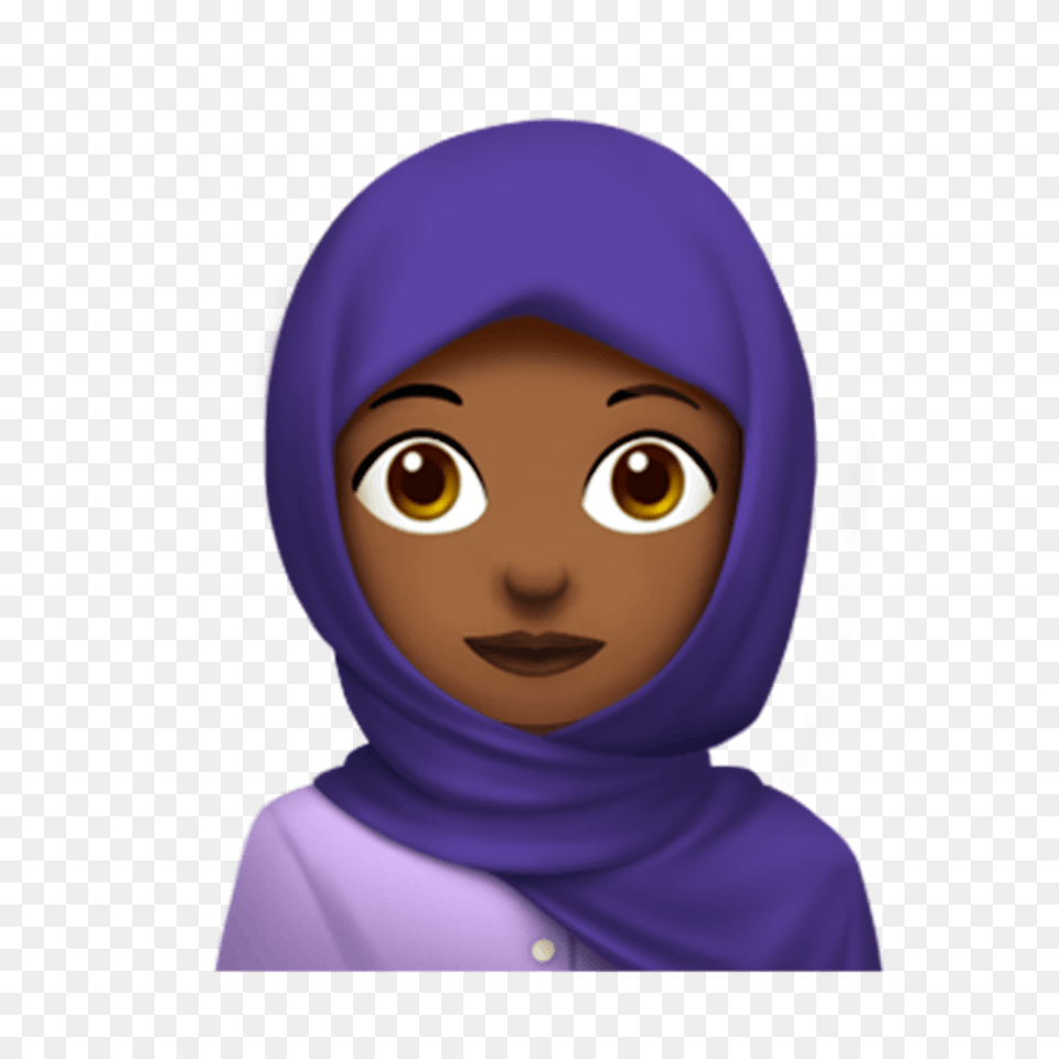 Apple Shows Off New Emoji Coming To Ios 11 Does Playful Hijab Emoji, Doll, Toy, Face, Head Png