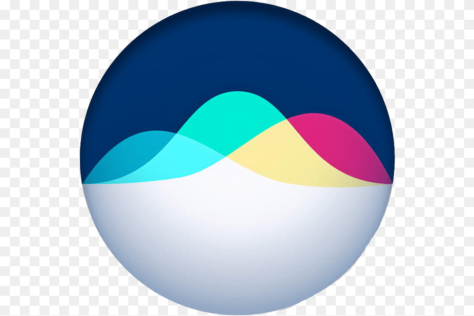 Apple Siri Logo Siri, Sphere Free Transparent Png