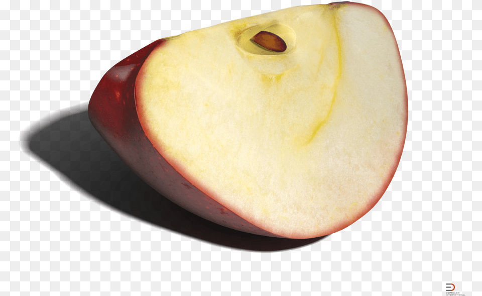 Apple Slice Transparent Background, Food, Fruit, Plant, Produce Png