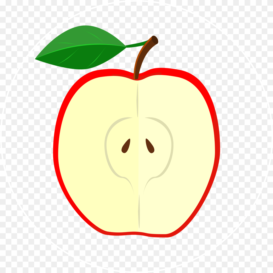 Apple Sliced Icon Mcintosh, Food, Fruit, Plant, Produce Free Png