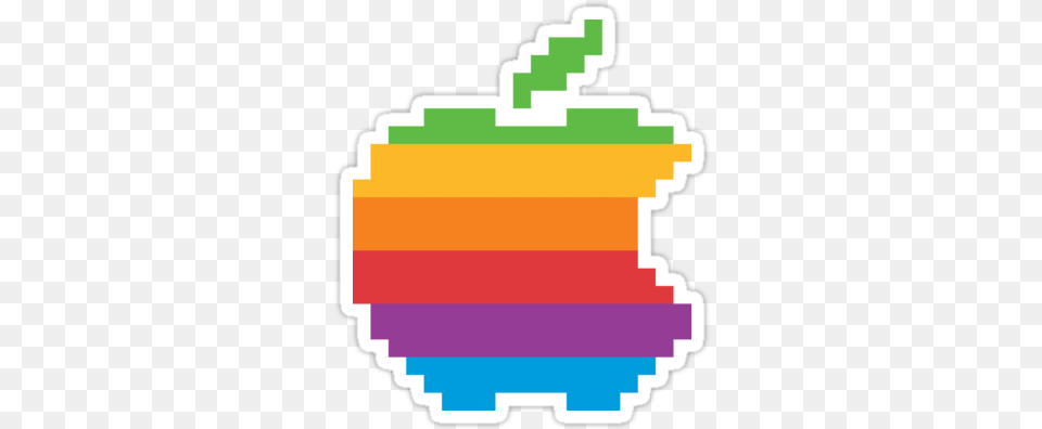 Apple Stickers And T Rainbow 8 Bit, First Aid Free Transparent Png