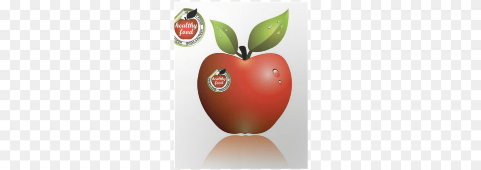 Apple Stickers For Healthy Food Canvas, Fruit, Plant, Produce Png