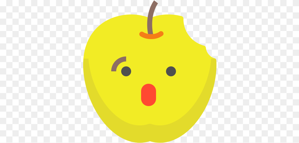 Apple Swallow Emoji Emoticon Icon Of Emojius Freebie 1 Dot, Food, Fruit, Plant, Produce Free Transparent Png