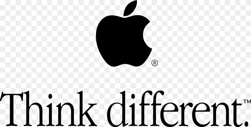 Apple Think Different Logo Transparent Think Different Logo, Gray Free Png Download