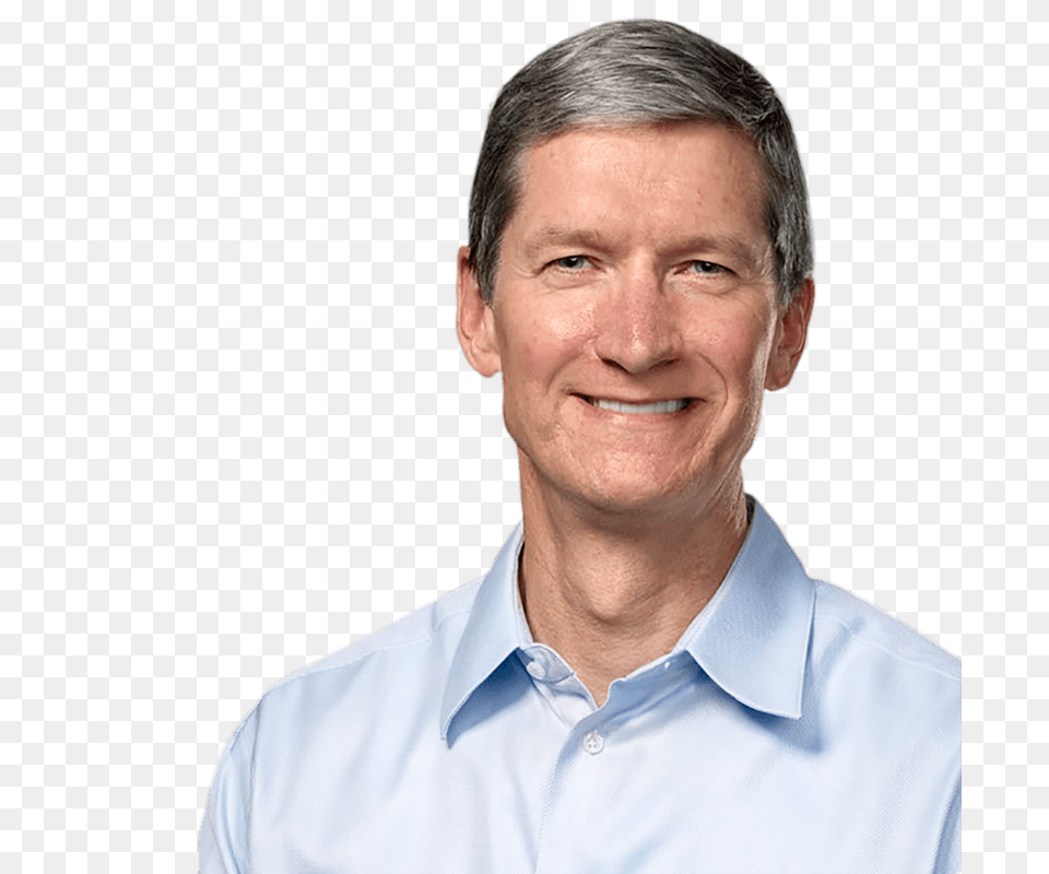 Apple To Build Three Plants In Usa Says Trump Tim Cook Ceo Apple, Adult, Shirt, Portrait, Photography Free Png