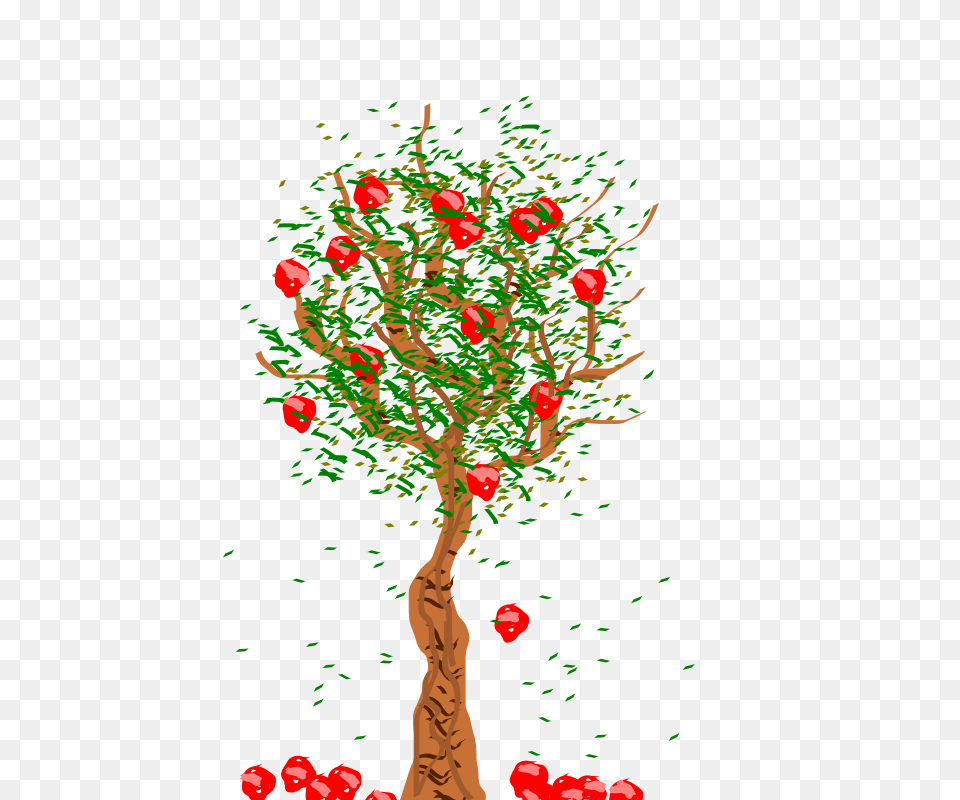 Apple Tree, Art, Graphics, Painting, Plant Png