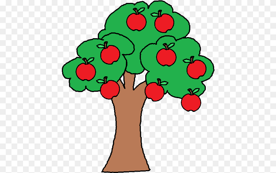 Apple Tree Branch Clipart Images Apples On A Tree Clipart, Food, Fruit, Plant, Produce Png Image