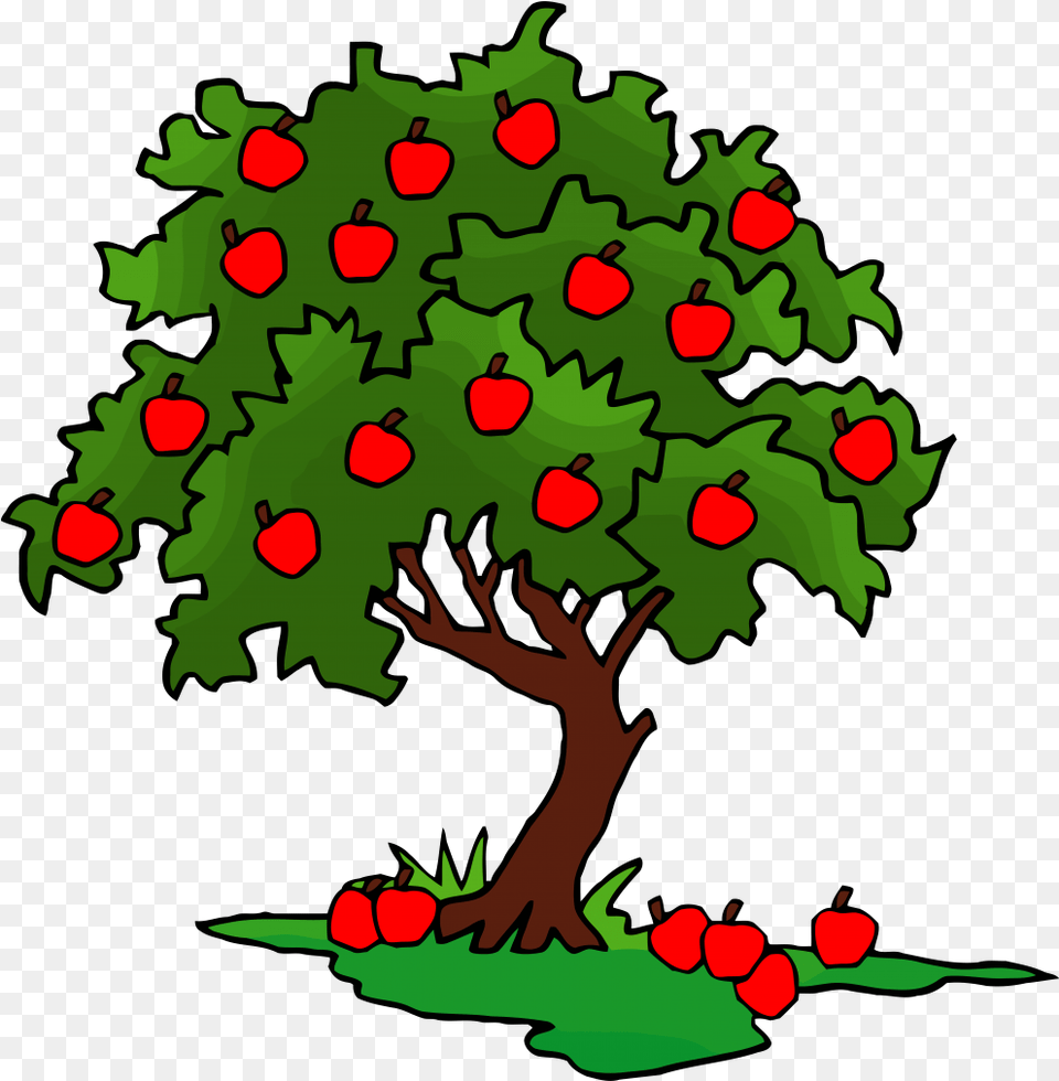 Apple Tree Clipart Clip Art Green Apple Tree Clipart, Potted Plant, Plant, Vegetation, Pattern Png Image