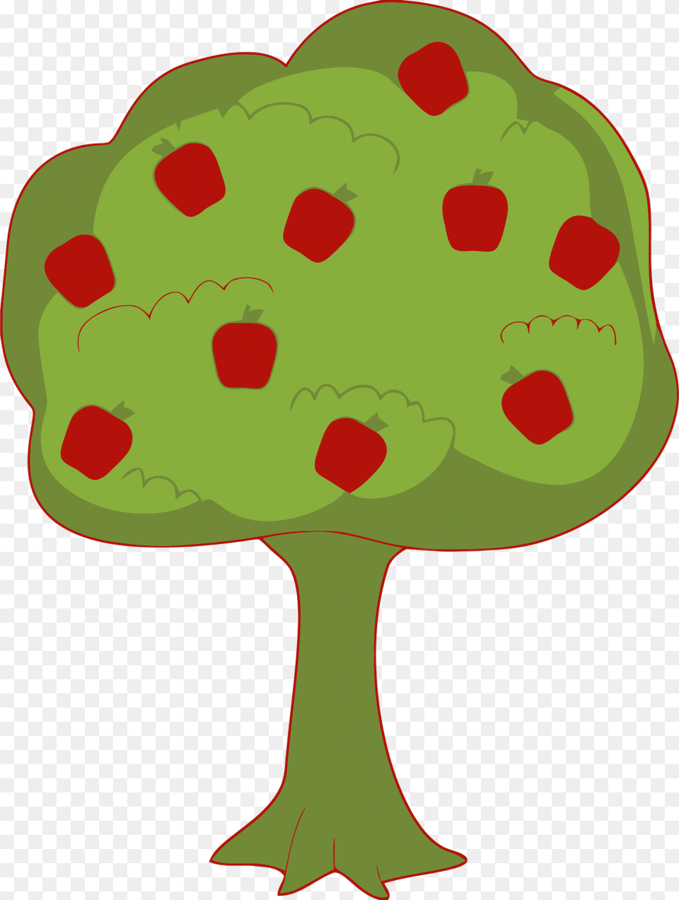 Apple Tree Clipart One Apple Tree Clipart, Nuclear Free Png