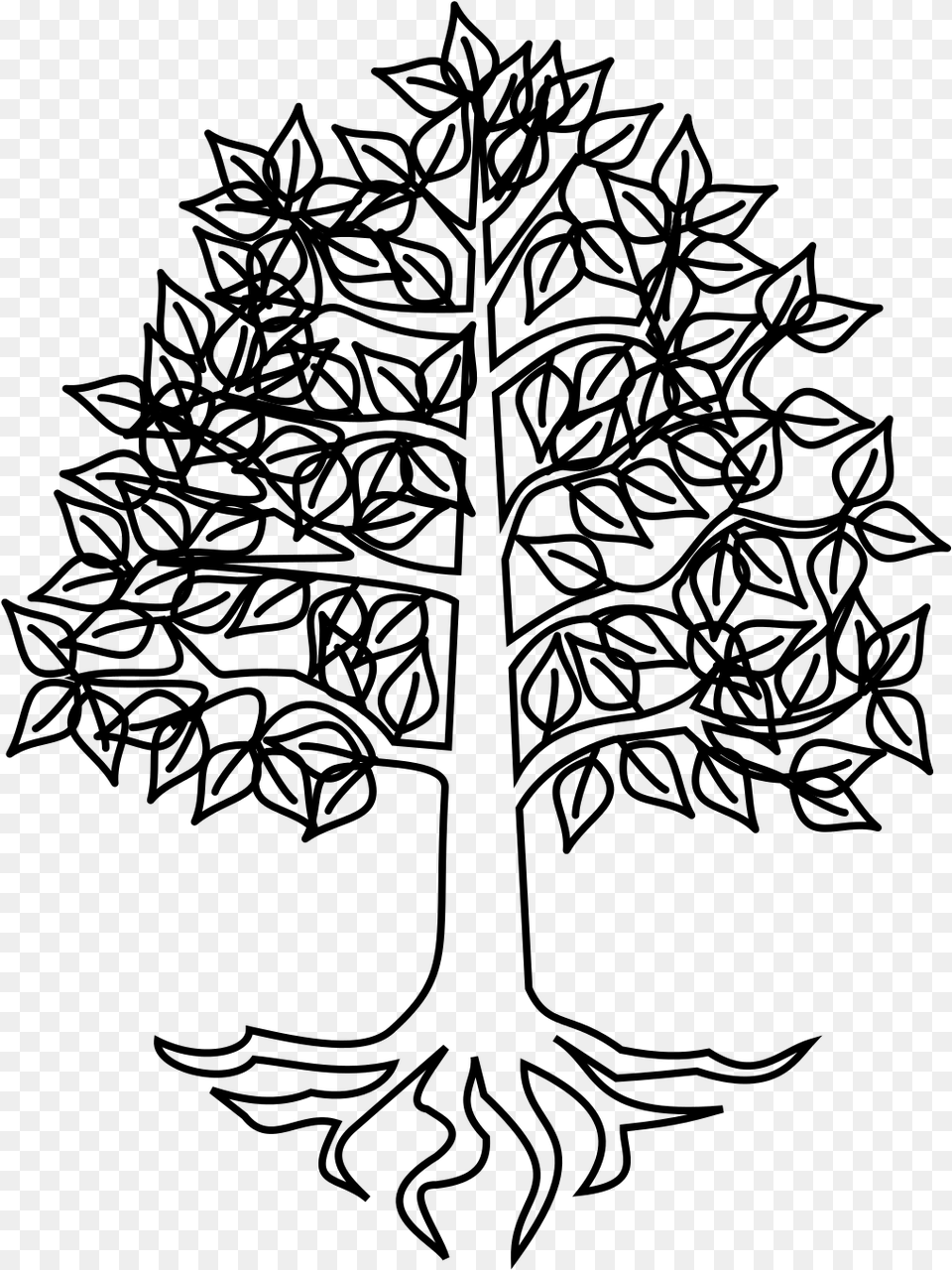 Apple Tree Coat Of Arms, Gray Free Transparent Png