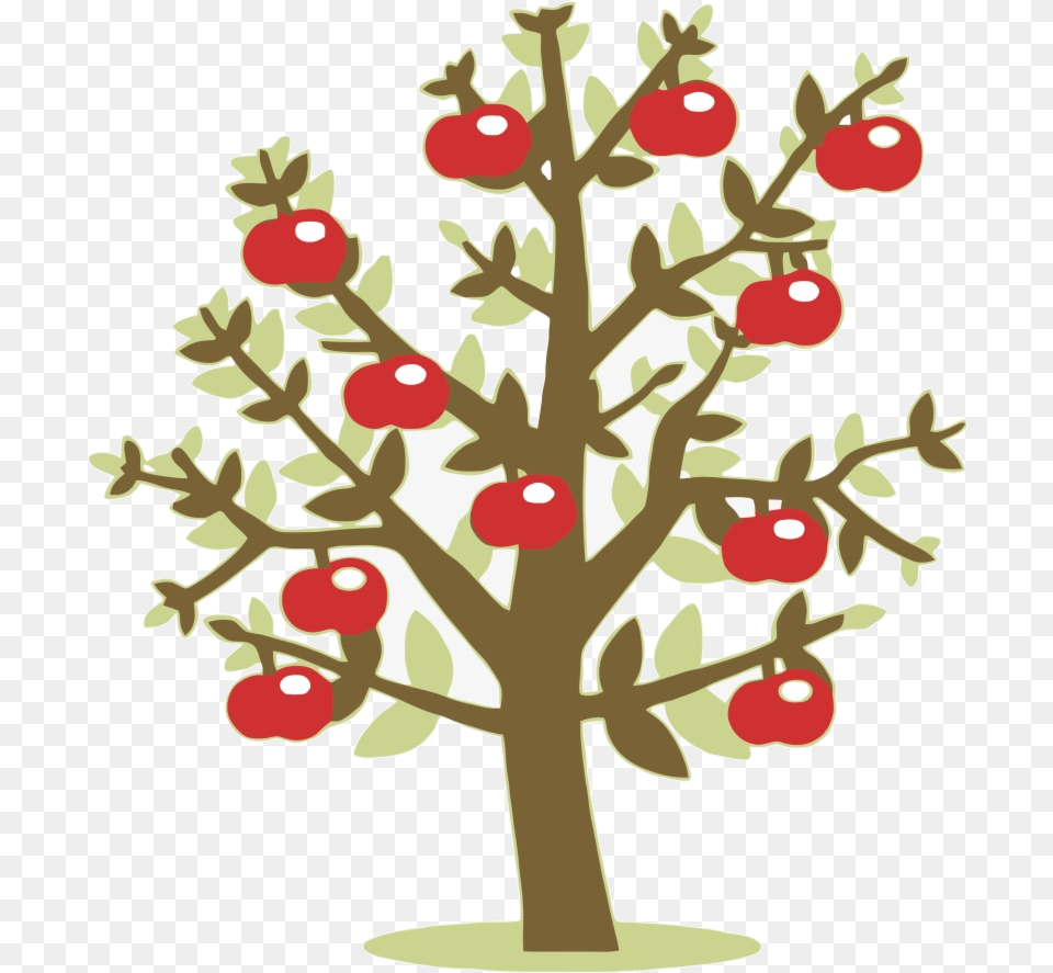 Apple Tree Green Clipart Apple Tree Clipart Background, Plant, Art, Graphics, Pattern Free Png Download