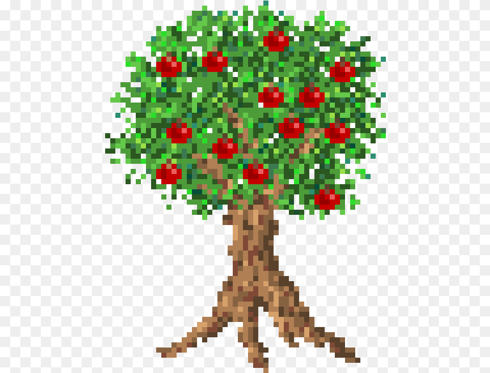 Apple Tree Pixel Transparent, Plant, Potted Plant, Chess, Game Free Png Download