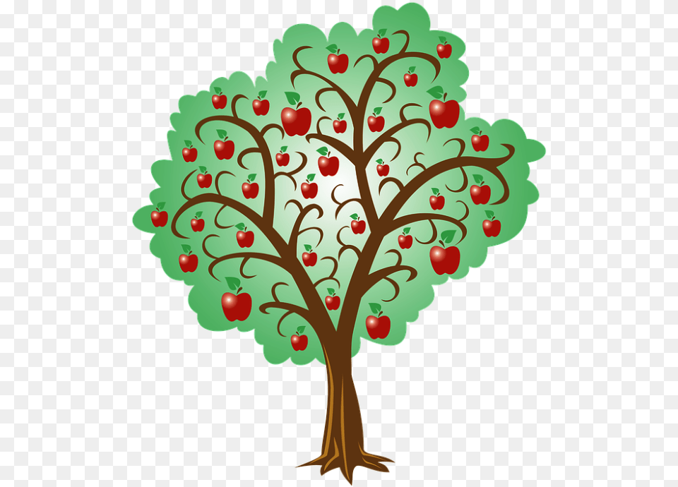 Apple Tree Root System Copac Cu Mere De Aur, Plant, Graphics, Art, Dessert Free Transparent Png