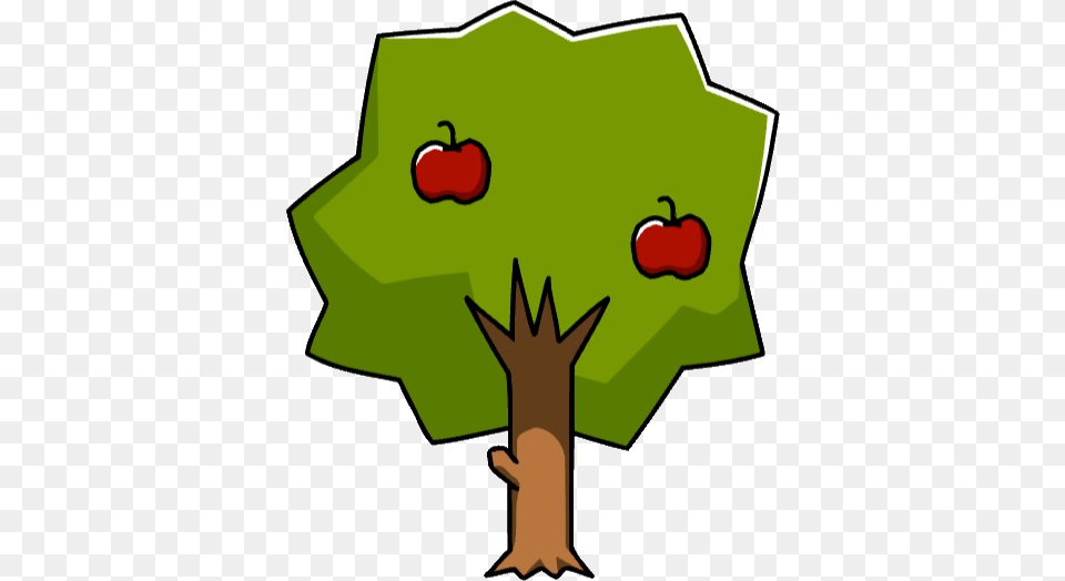 Apple Tree Scribblenauts Wiki Fandom Powered, Green, Leaf, Plant, Symbol Free Png