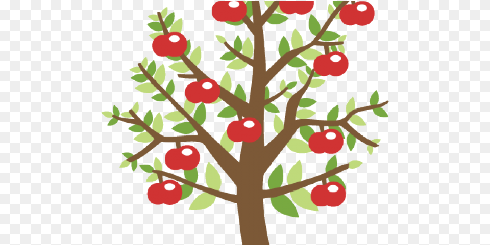 Apple Tree Silhouette Apple Tree Clipart Transparent Background, Food, Fruit, Plant, Produce Free Png