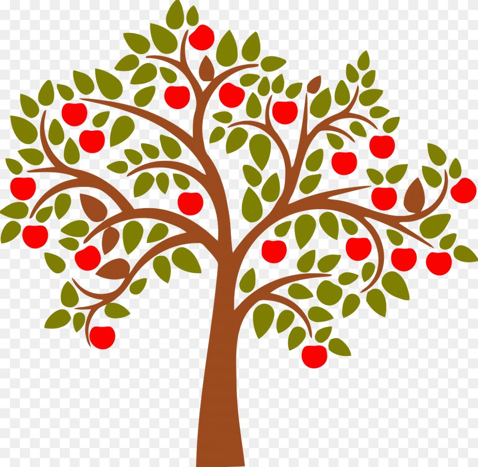 Apple Tree Vector, Pattern, Art, Graphics, Plant Free Transparent Png