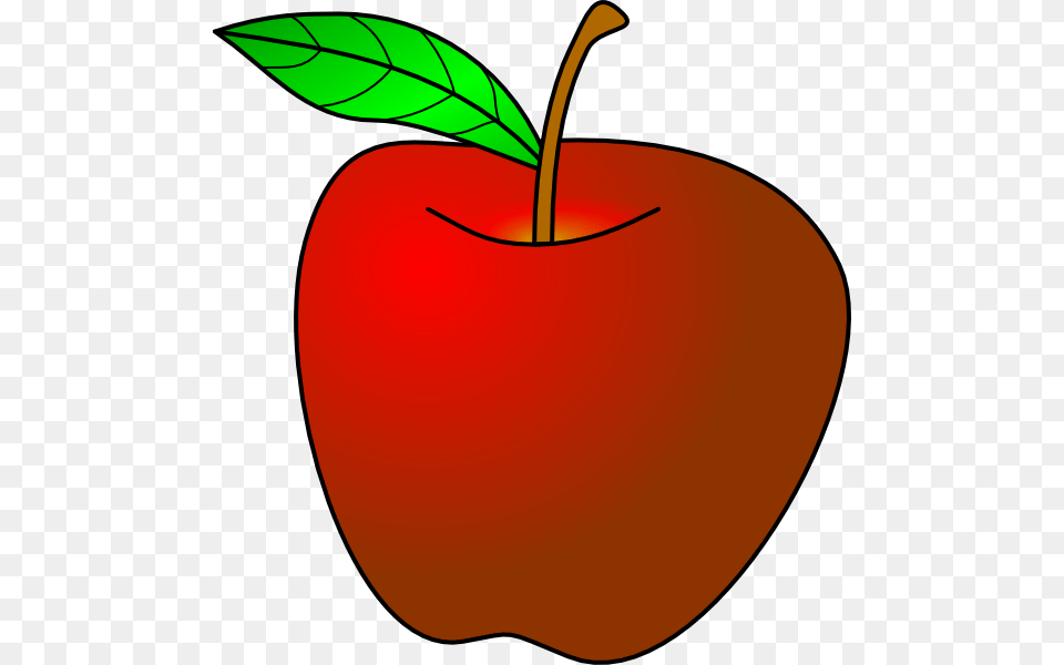 Apple Turned Slightly Clip Art, Food, Fruit, Plant, Produce Free Transparent Png