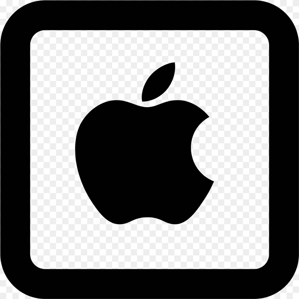 Apple Tv Icon, Gray Free Transparent Png
