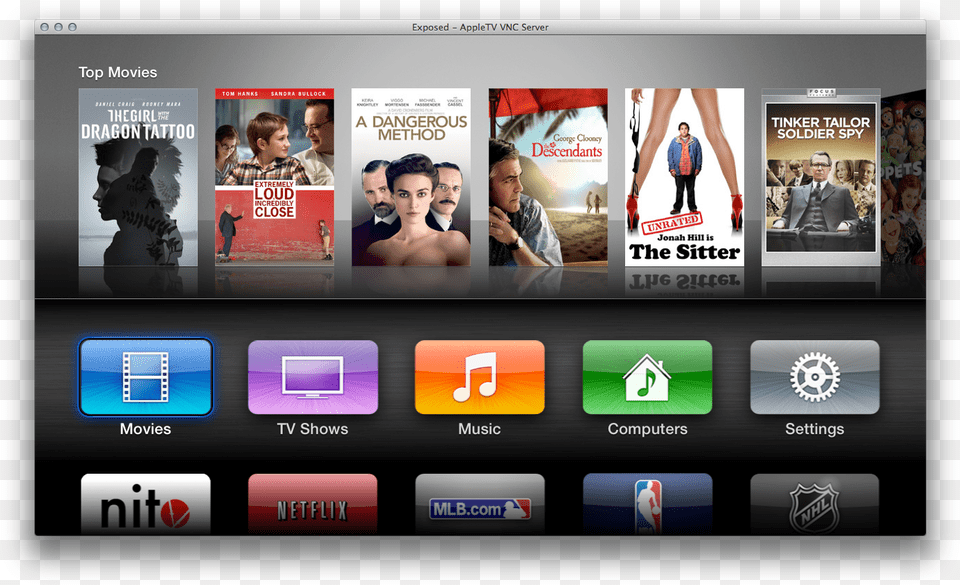Apple Tv Interface Apple Tv 1 Home Screen, Adult, Wedding, Person, Female Free Png Download