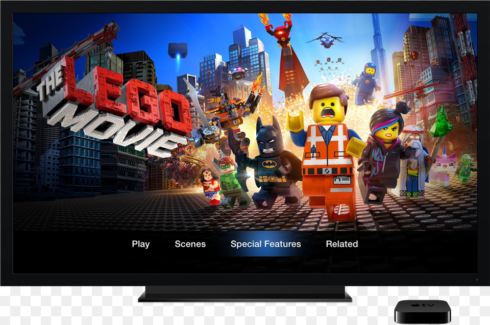 Apple Tv Lego Movie Itunes Extras Itunes Extras, Computer Hardware, Electronics, Hardware, Screen Free Transparent Png