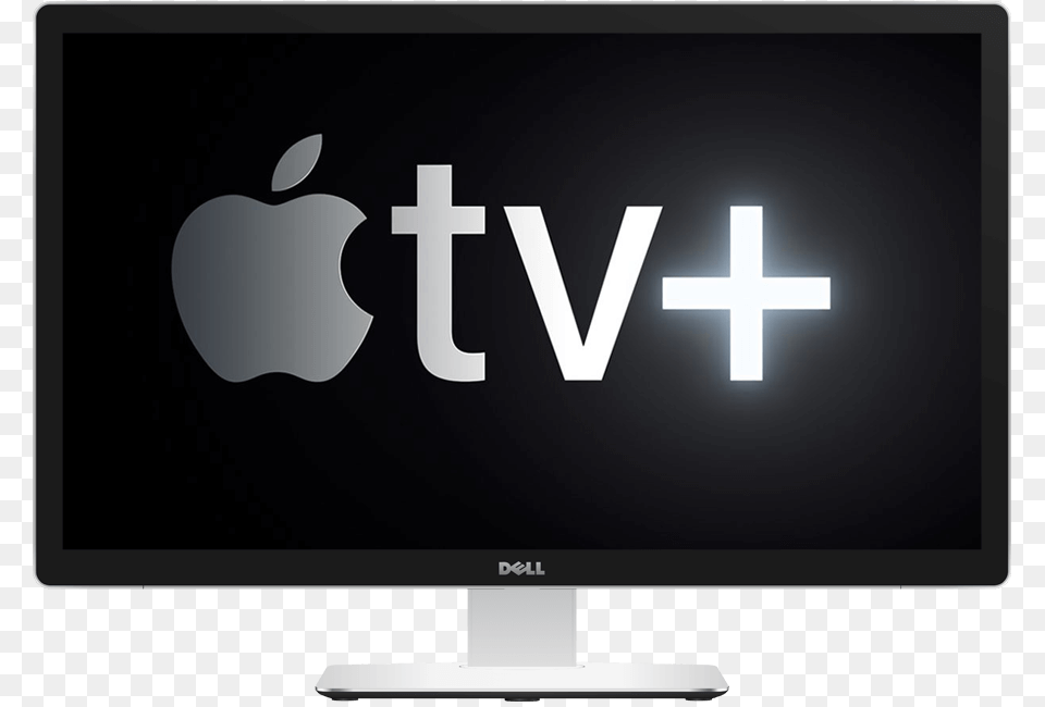 Apple Tv Logo On A Desktop Screen Led Backlit Lcd Display, Monitor, Hardware, Electronics, Computer Hardware Free Png Download