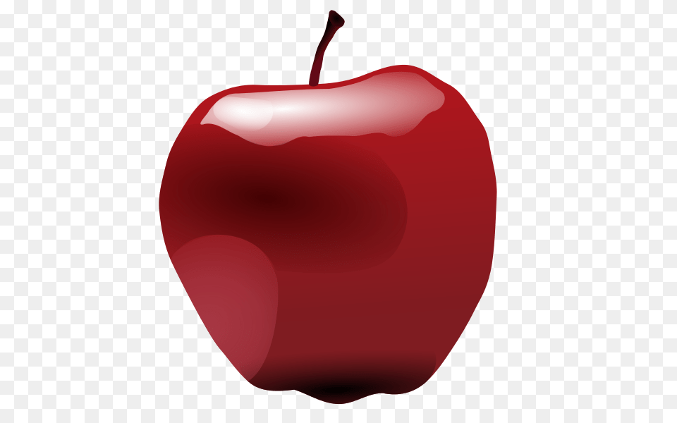 Apple Unbitten, Food, Fruit, Plant, Produce Free Png