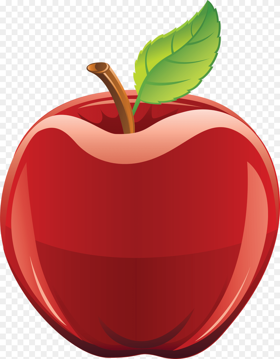 Apple Vector Apple Transparent Background, Food, Fruit, Plant, Produce Free Png