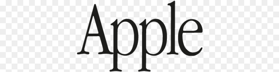 Apple Vector Logo Apple Text Png