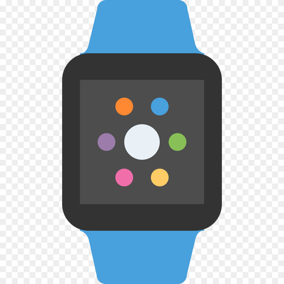 Apple Watch Blue Icon Flat Sample Iconset Squid Ink, Wristwatch, Arm, Body Part, Person Png