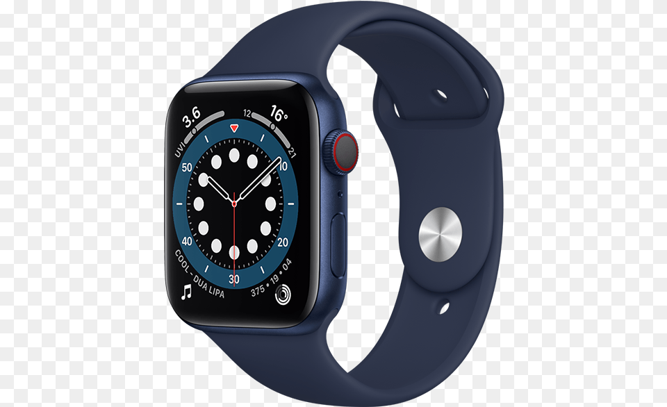 Apple Watch Comparison Apple Watch Series 6 44mm Gps Cellular Blue, Arm, Body Part, Person, Wristwatch Free Png