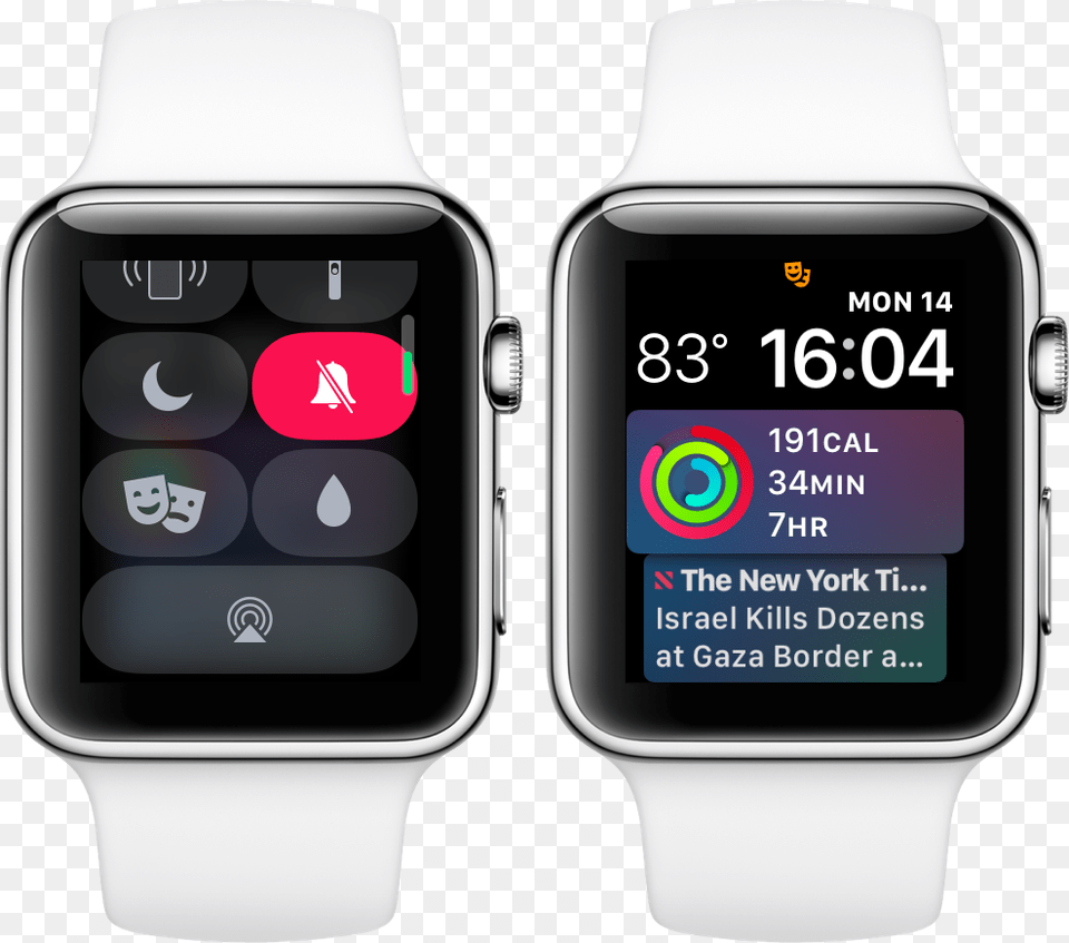 Apple Watch Face 2 Time Zones, Wristwatch, Arm, Body Part, Electronics Free Transparent Png